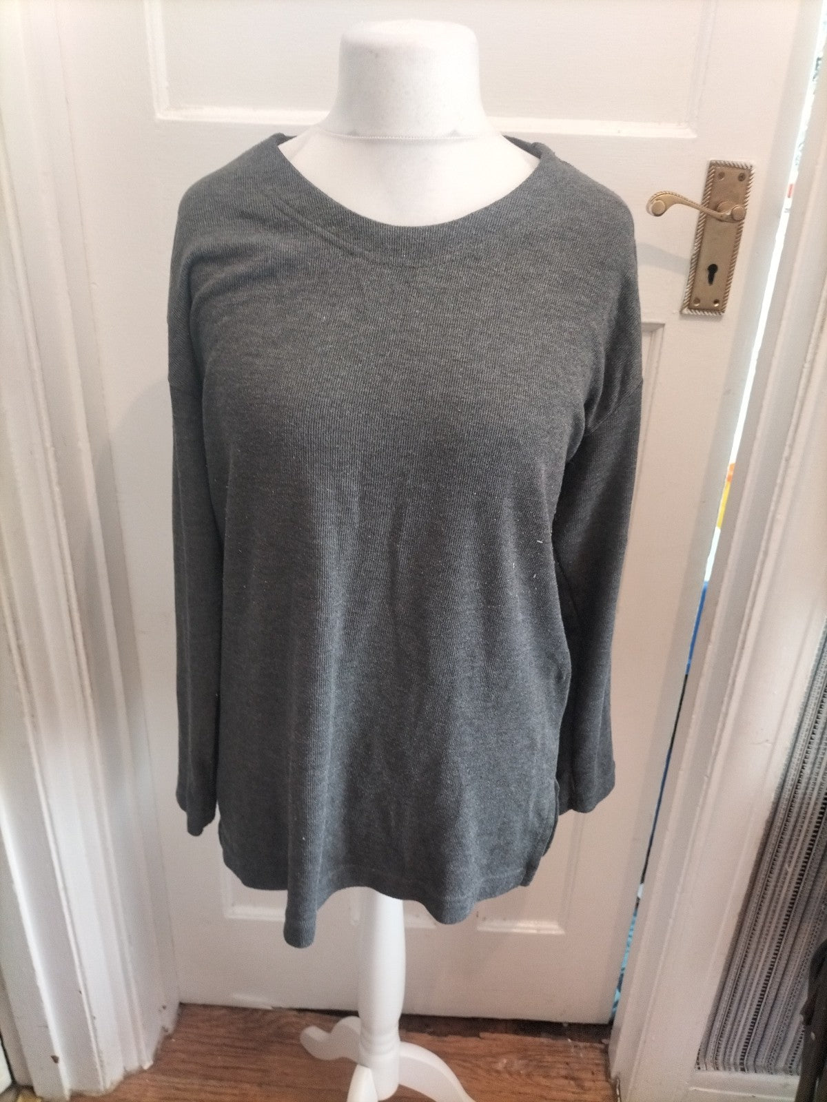 Fashion Extra 20/22 Grey Long Sleeve Jumper