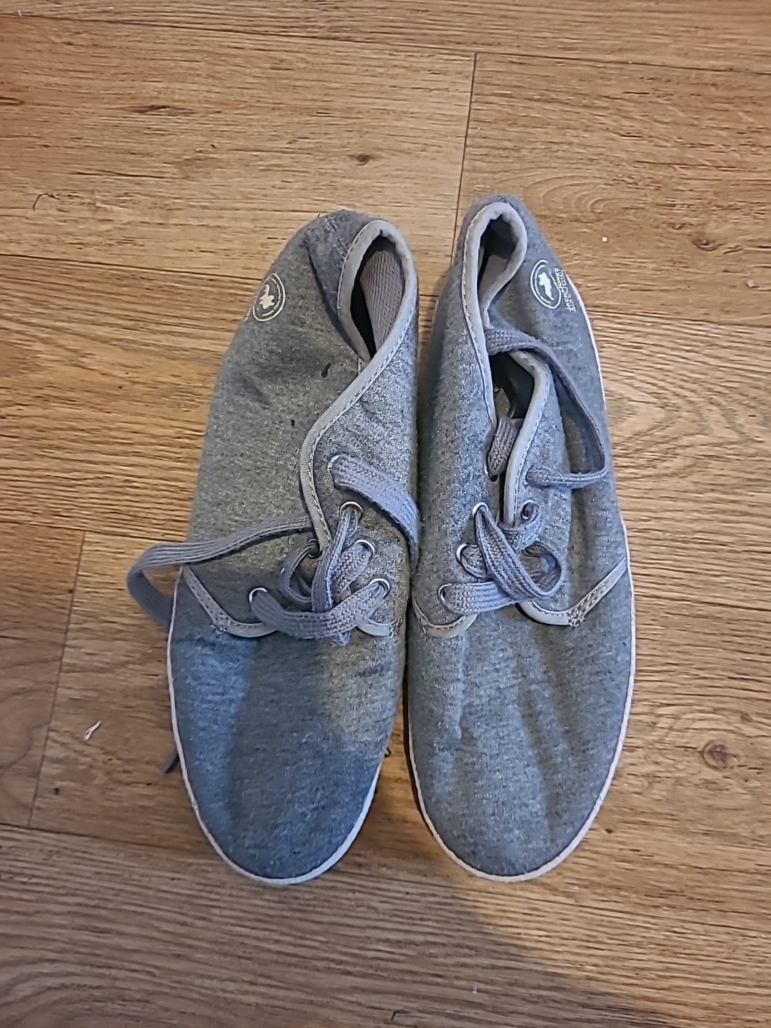 Mens Jack&Jones Size Uk 9 Grey Lace Up Shoes