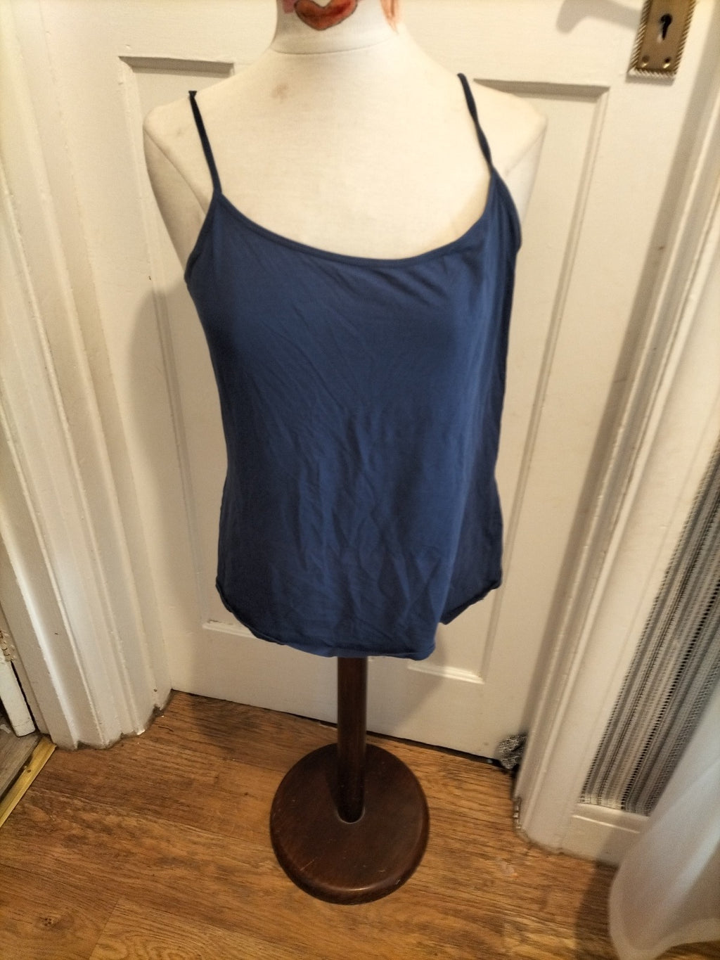 Ladies George Size 18 Navy Blue Sleeveless Blouse