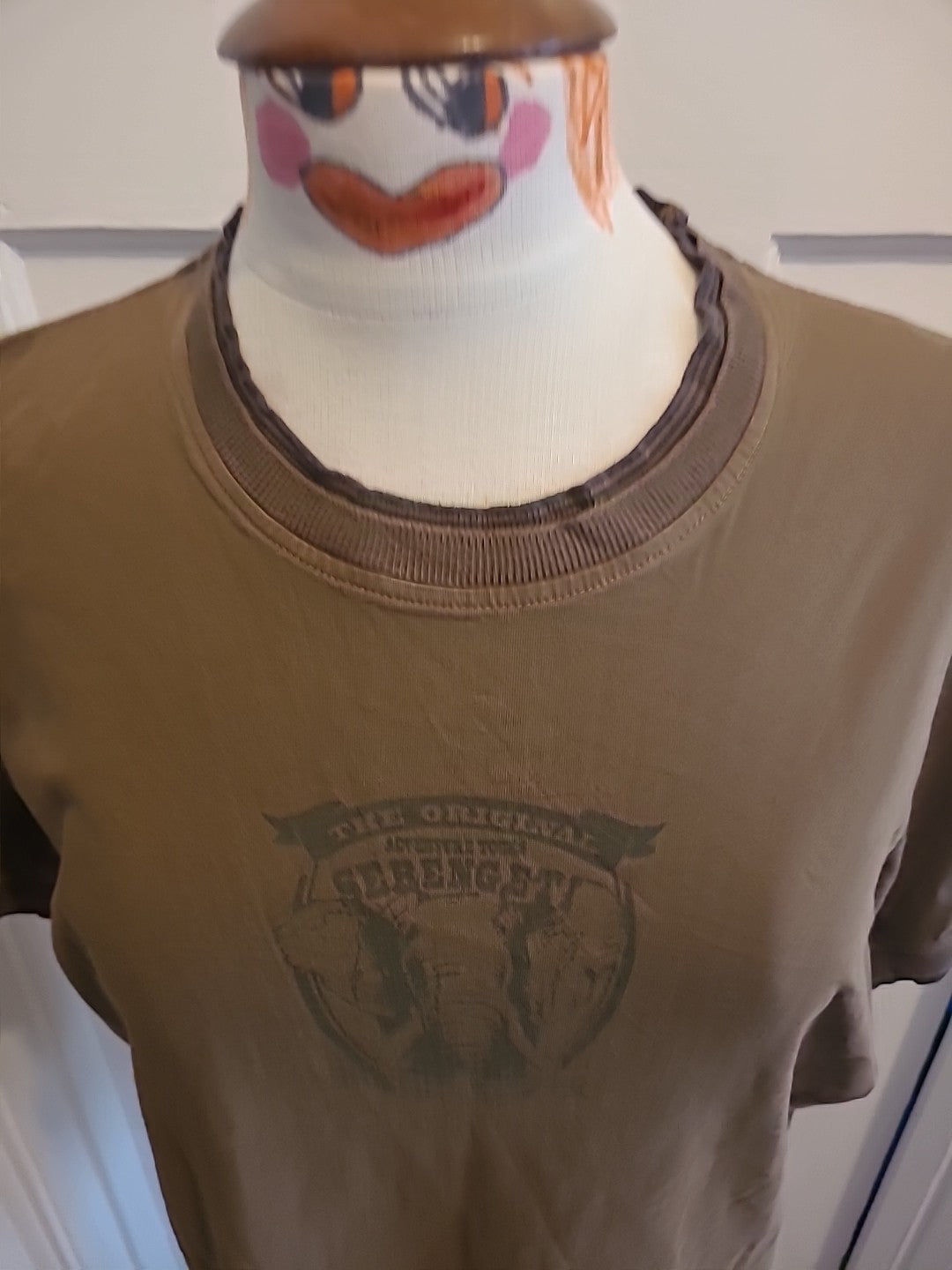 Mens Craighoppers Size Large Brown Short Sleeved Tshirt