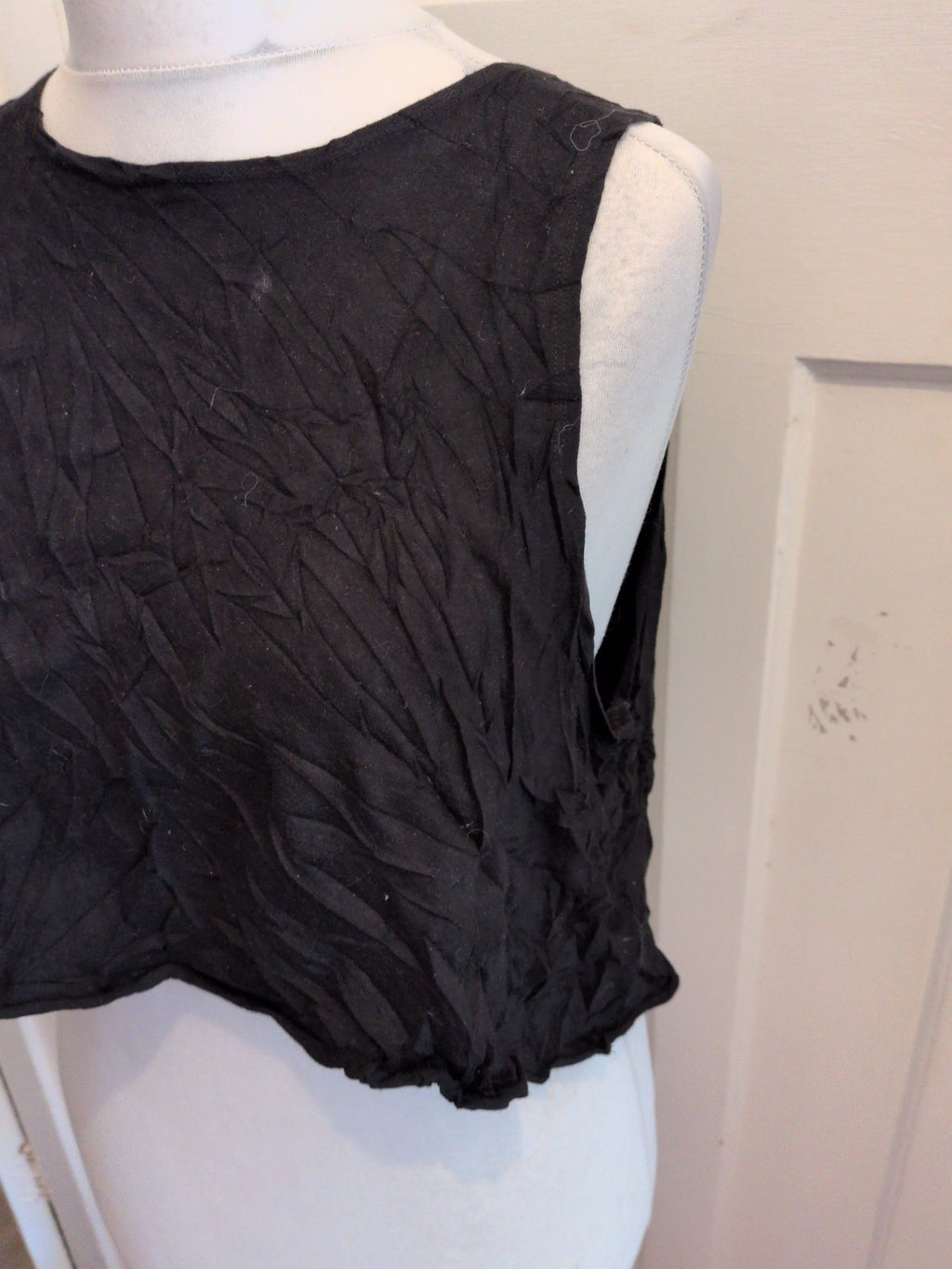 ASOS 12 Black Sleeveless Tshirt