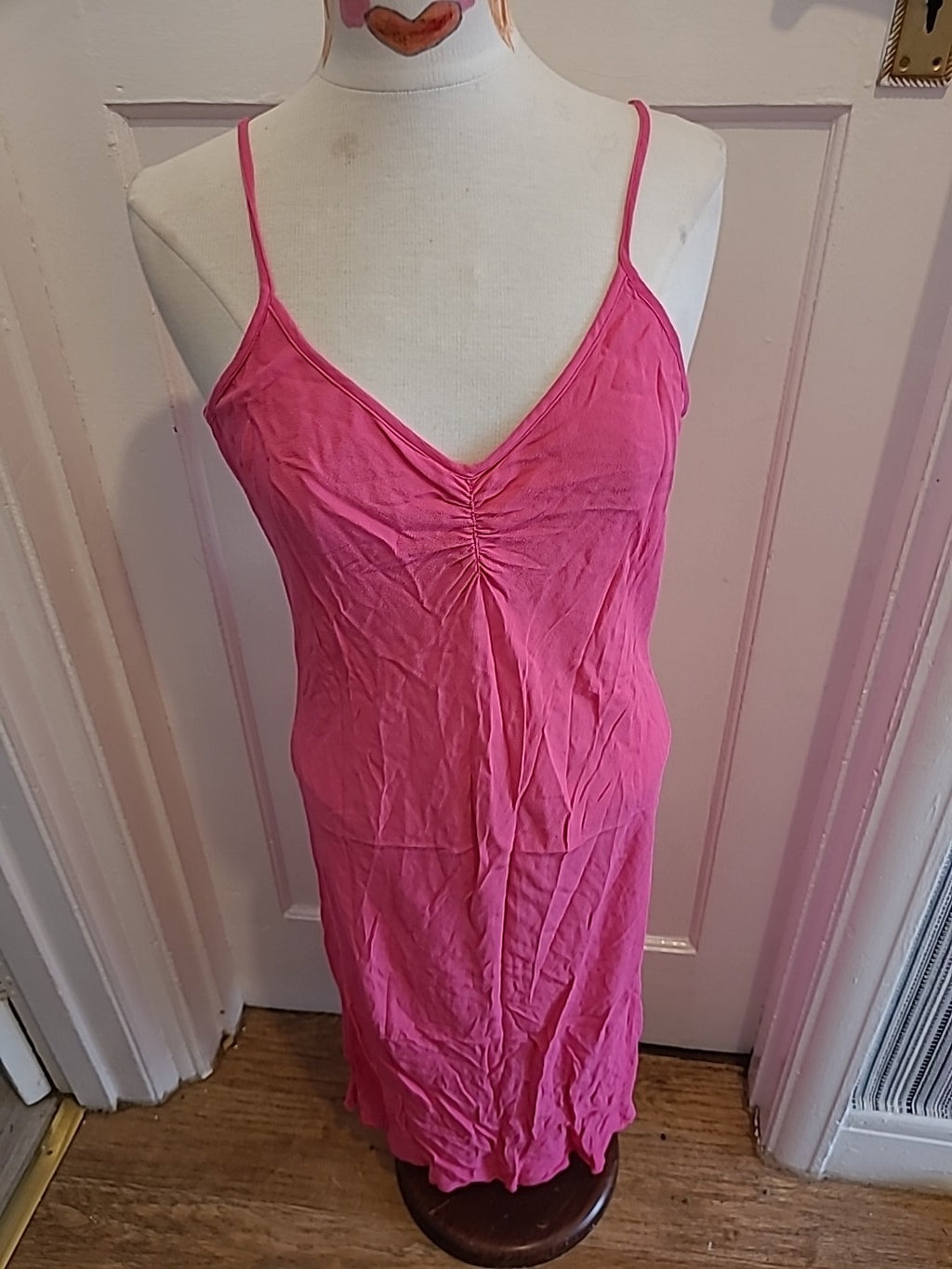 Ladies George Size 12 Pink Sleeveless Long Dress