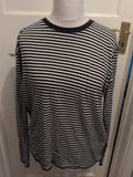 Entour Large Navy Stripe Long Sleeve Jumper