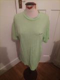 Mens Collusion Size Small Green With Black Print Tshirt