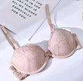 Brand new ladies TorbayClothingCo beige floral lace padded adjustable wired bra