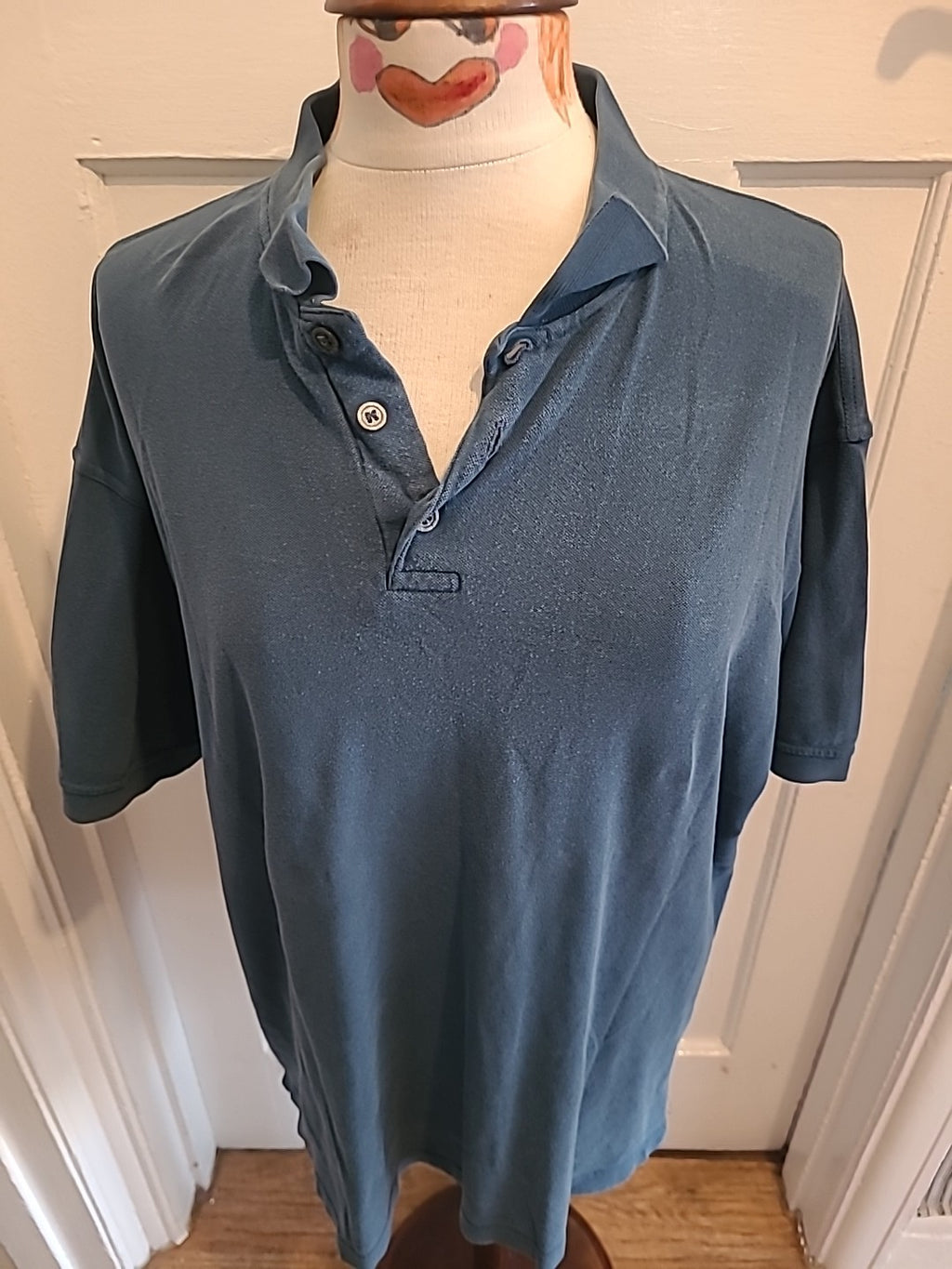 Mens Blue Harbour Size 2xl Blue Short Sleeved Polo Shirt