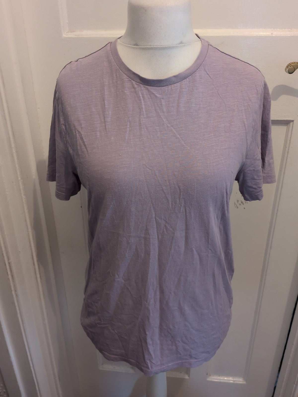 Tu Man Medium Regular Fit Lilac Short Sleeve T-shirt
