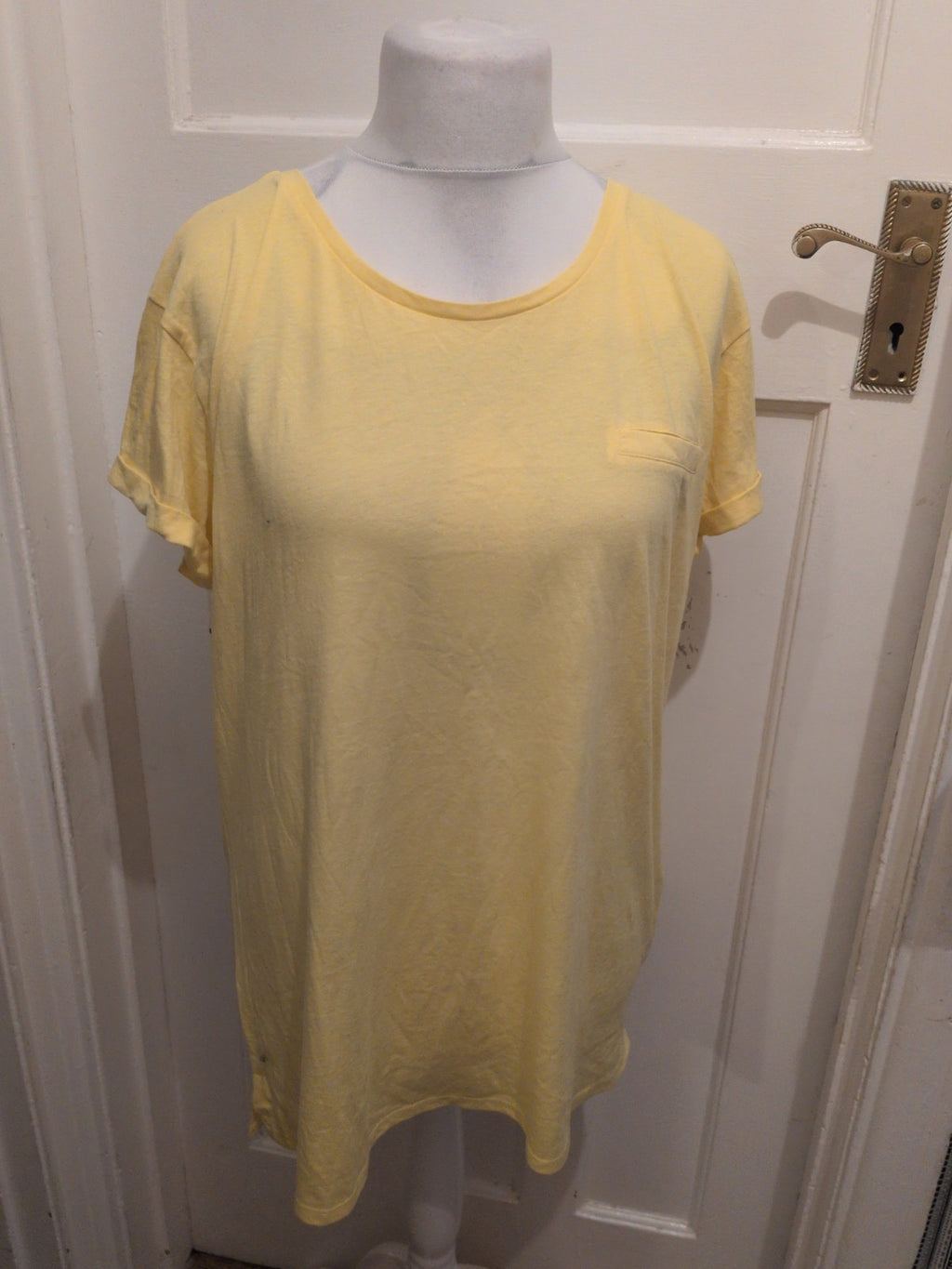 Yours 18 Yellow Short Sleeve T-shirt