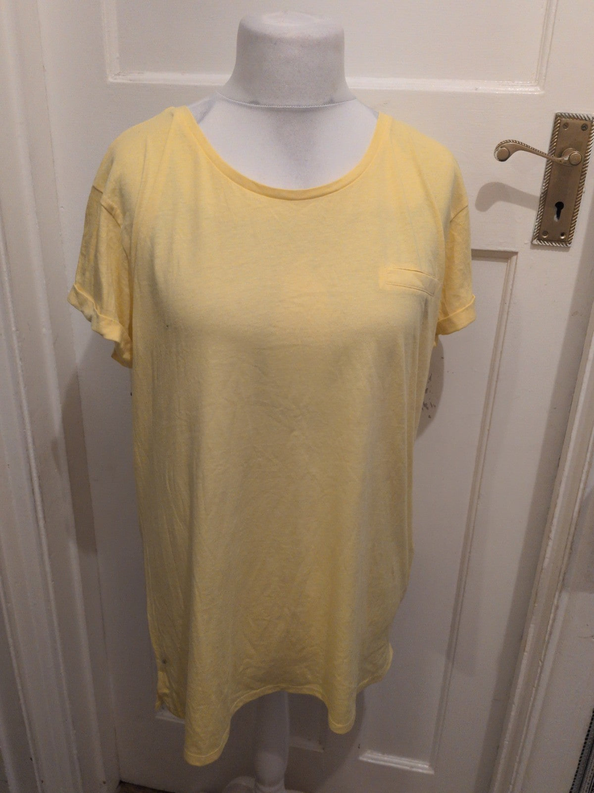 Yours 18 Yellow Short Sleeve T-shirt