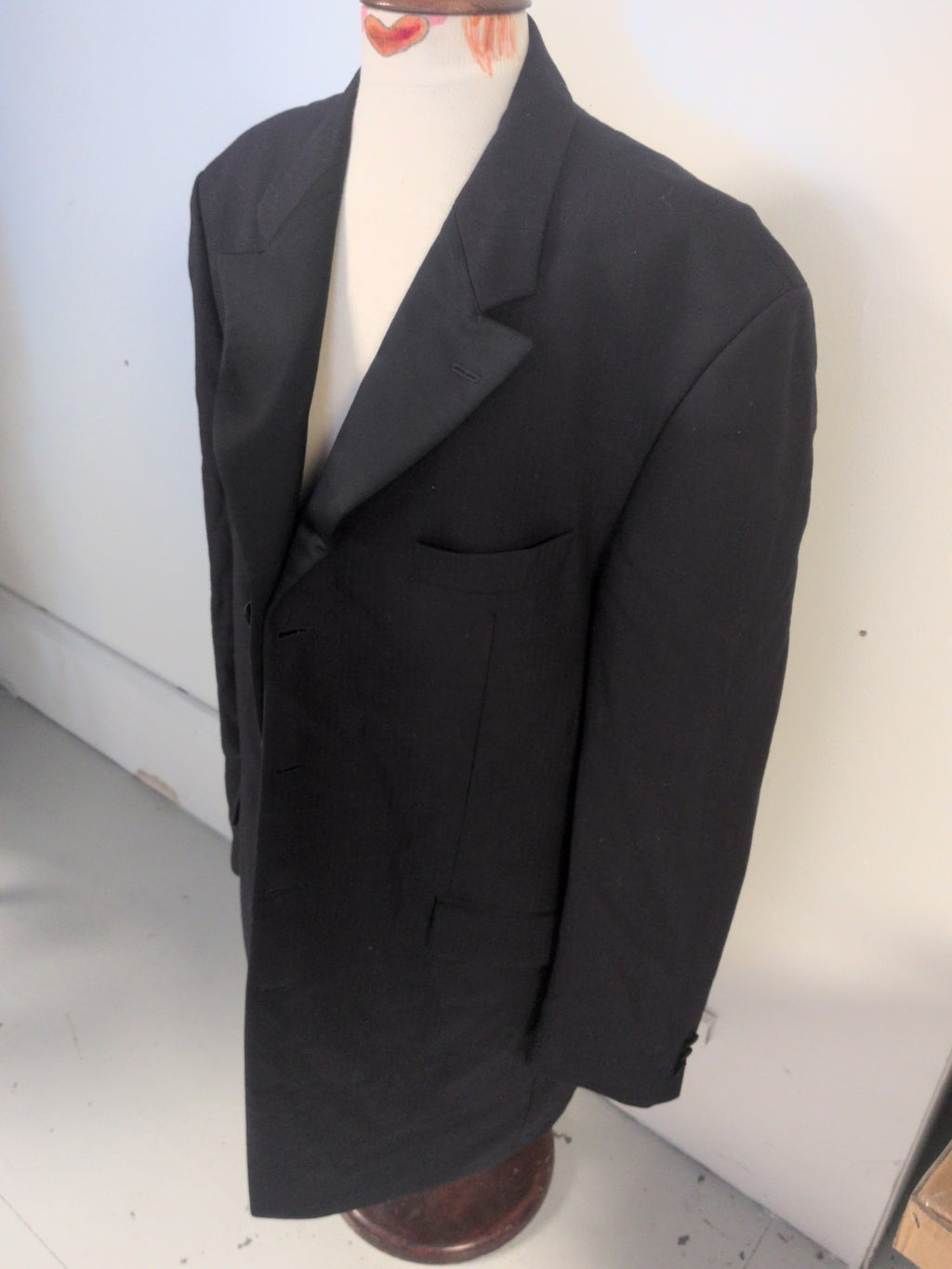 Young's 46L Black Suit Jacket
