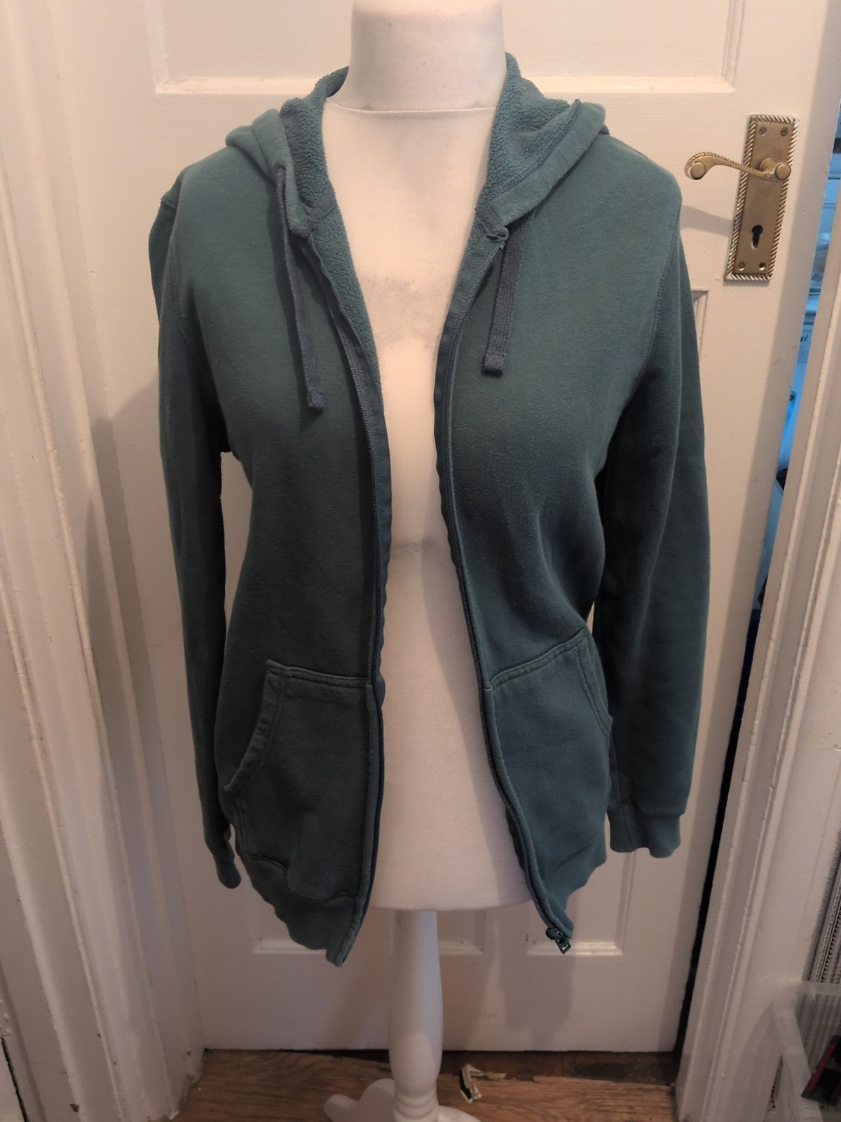 Easy Medium Teal Full Zip Hoodie