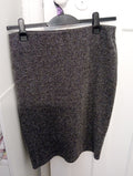 Ladies Pencil Skirt Size 12 Bonmarche Grey Fleck