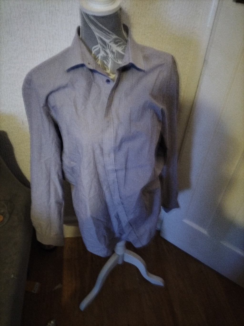 Mens Parkes 16.5 Slim Fit Long Sleeved Shirt