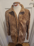 Ladies Sportiva Size Large Light Brown Zip Through Jacket