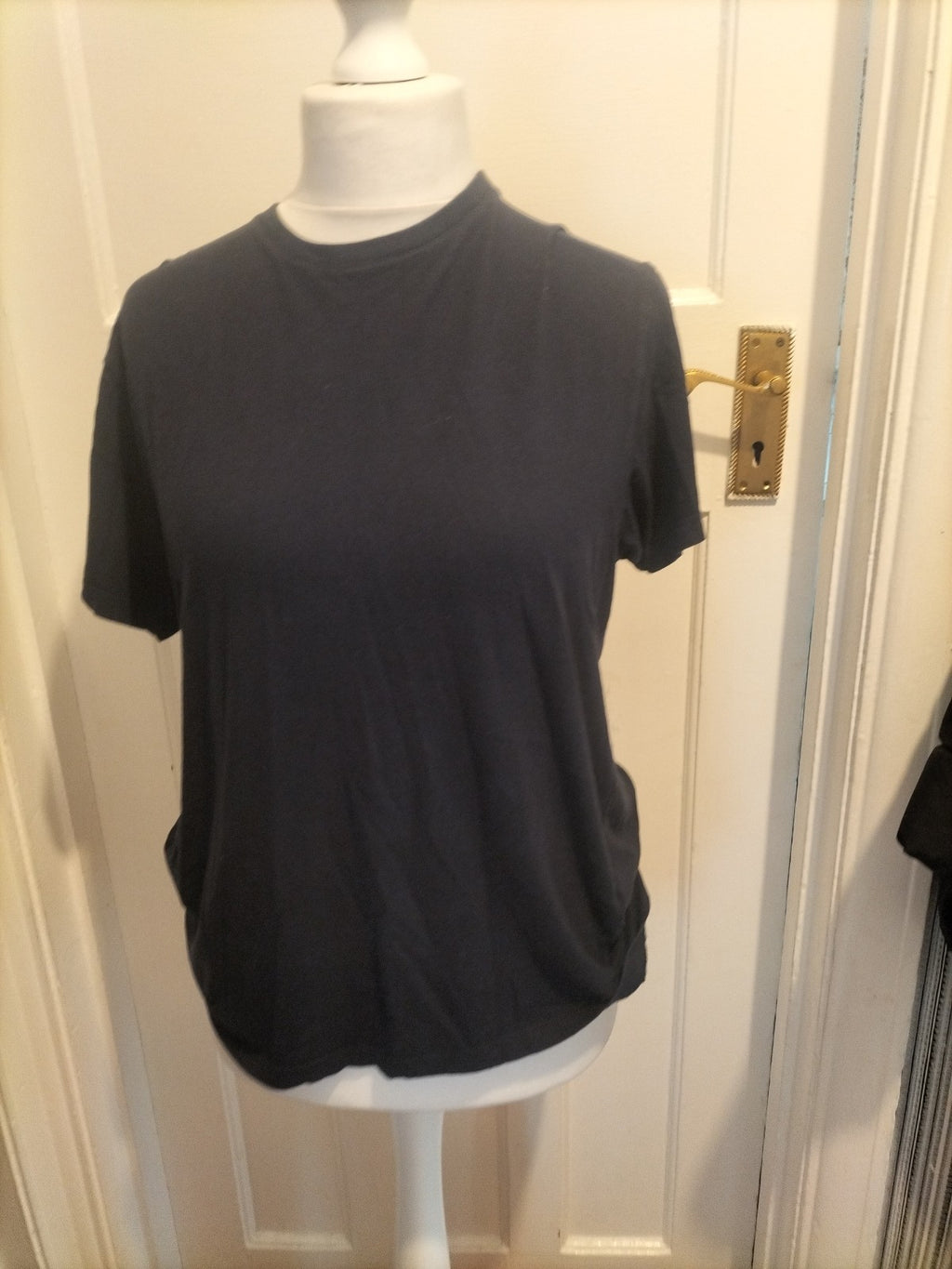 Ladies Primark Top Navy Size Med