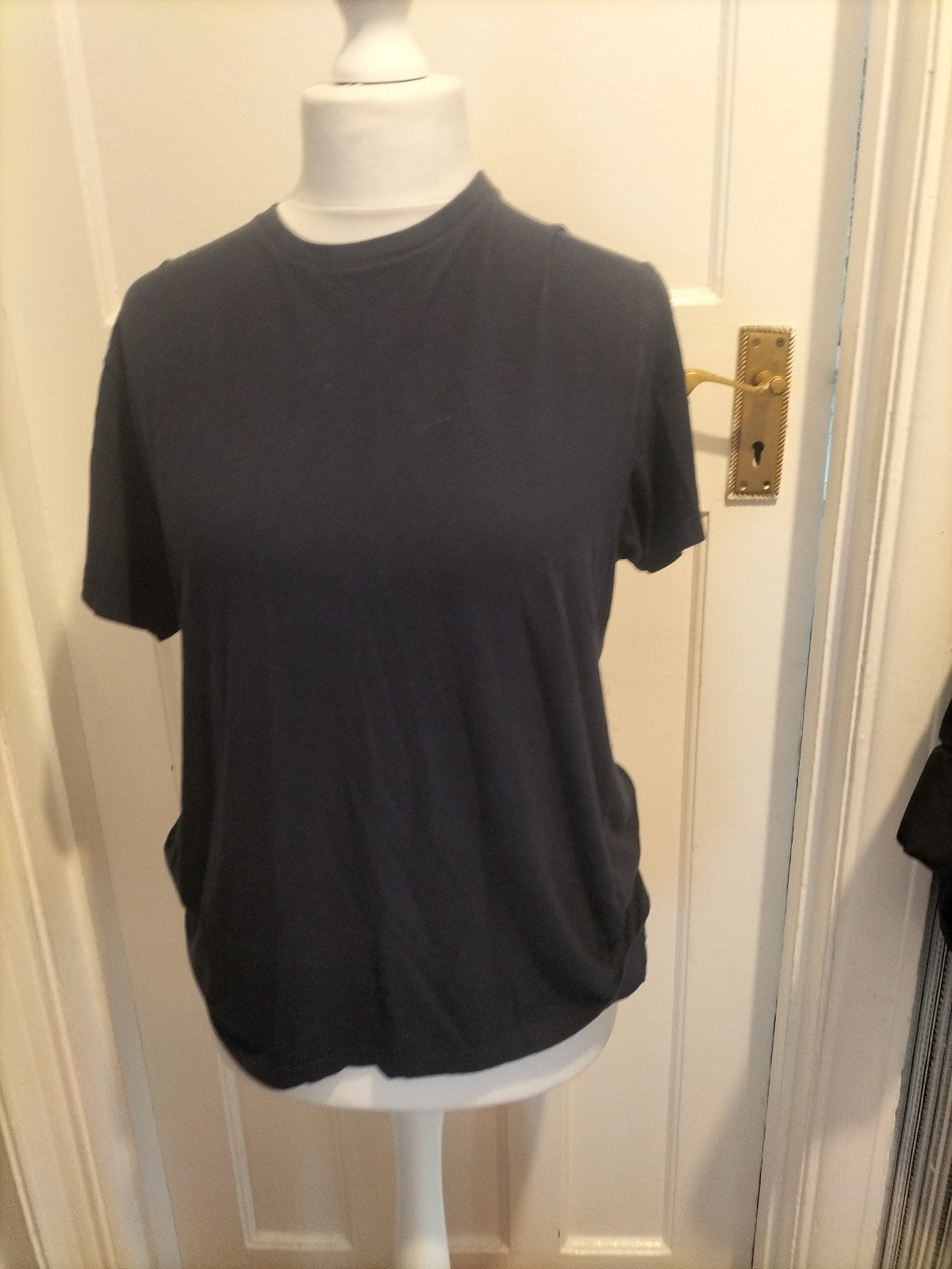 Ladies Primark Top Navy Size Med