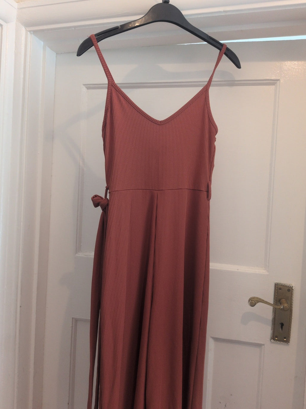 Miss Selfridge 4 Rust Sleeveless Jumpsuit