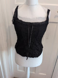 Select 16 Black Sleeveless Lacey Blouse