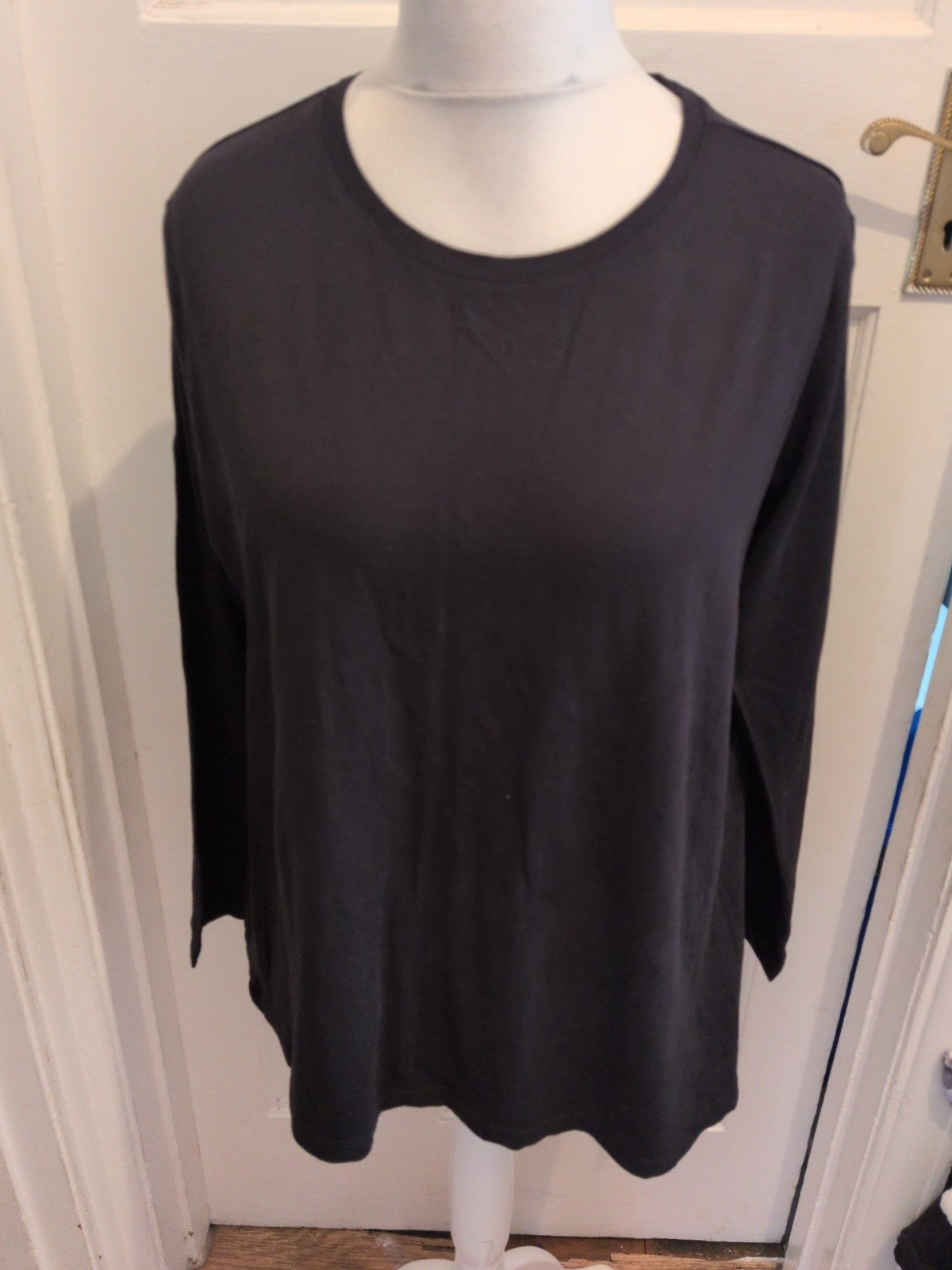 Up2fashion 2xl Black Long Sleeve T-shirt