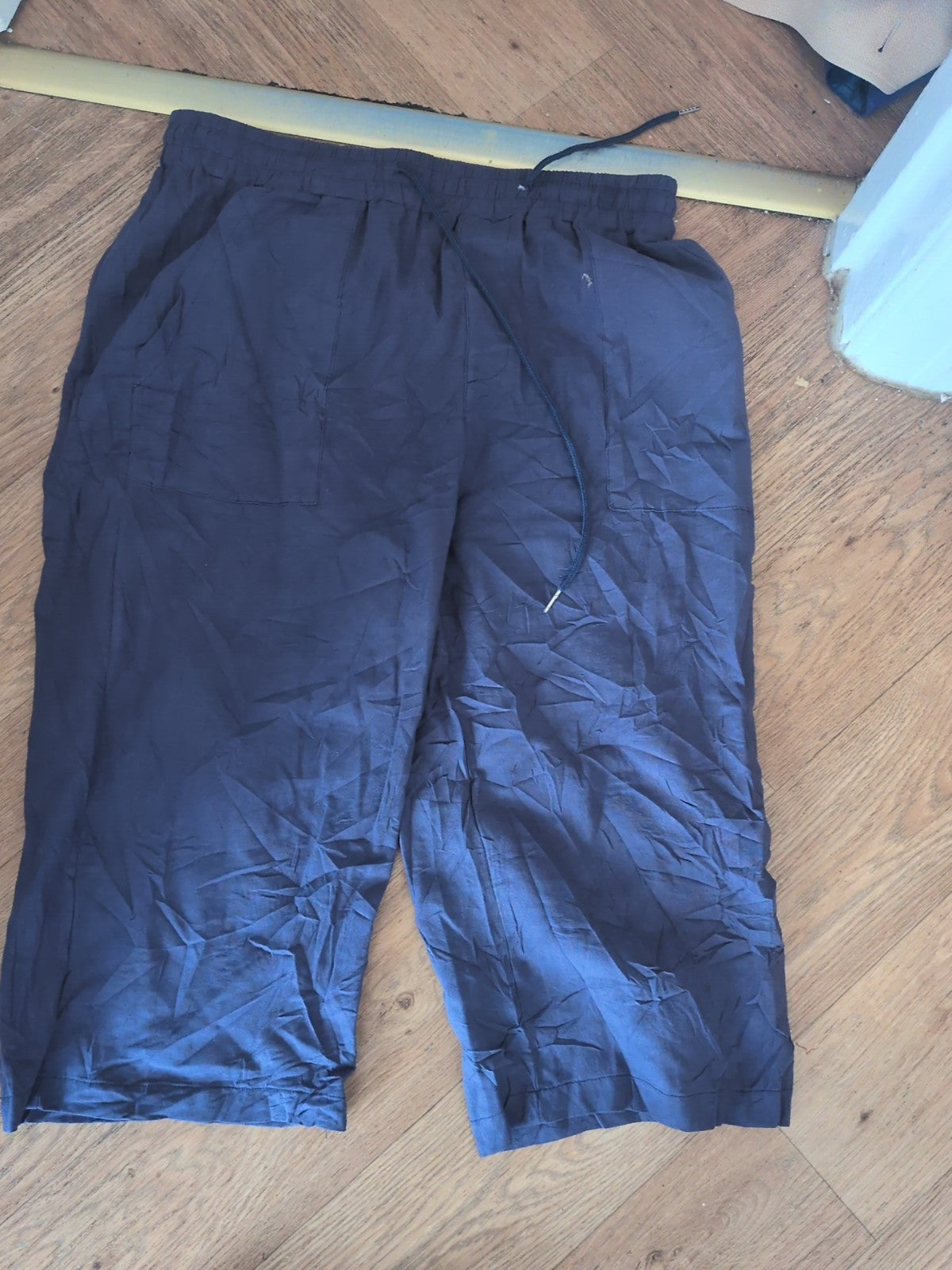 Ladies Size Large Navy Trousers