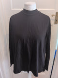 Next 22 Black Hi Neck Long Sleeve T-shirt