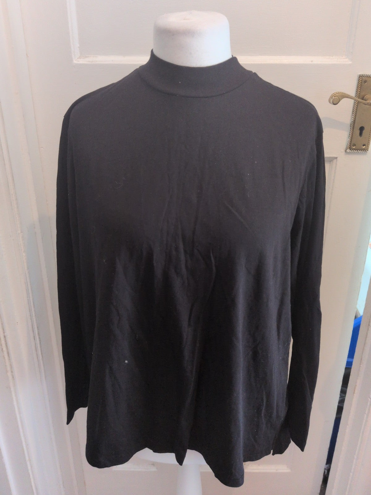 Next 22 Black Hi Neck Long Sleeve T-shirt
