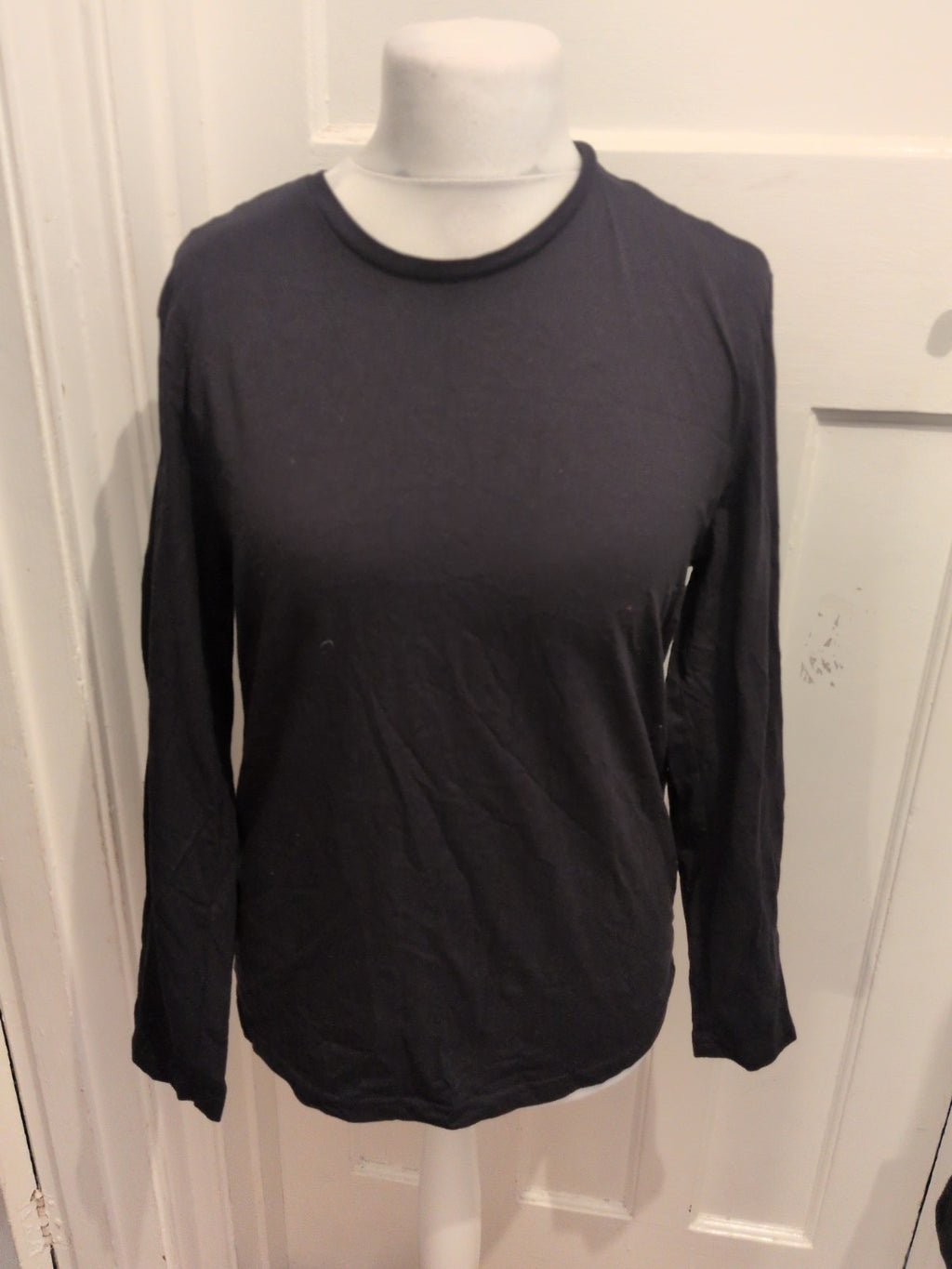 George Medium Black Long Sleeve T-shirt