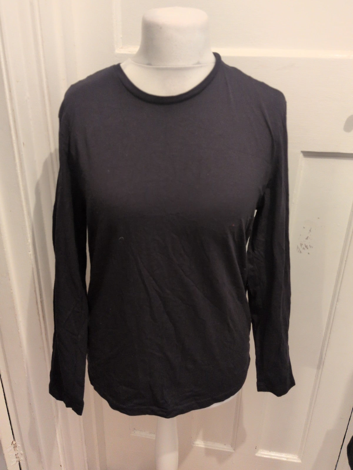 George Medium Black Long Sleeve T-shirt