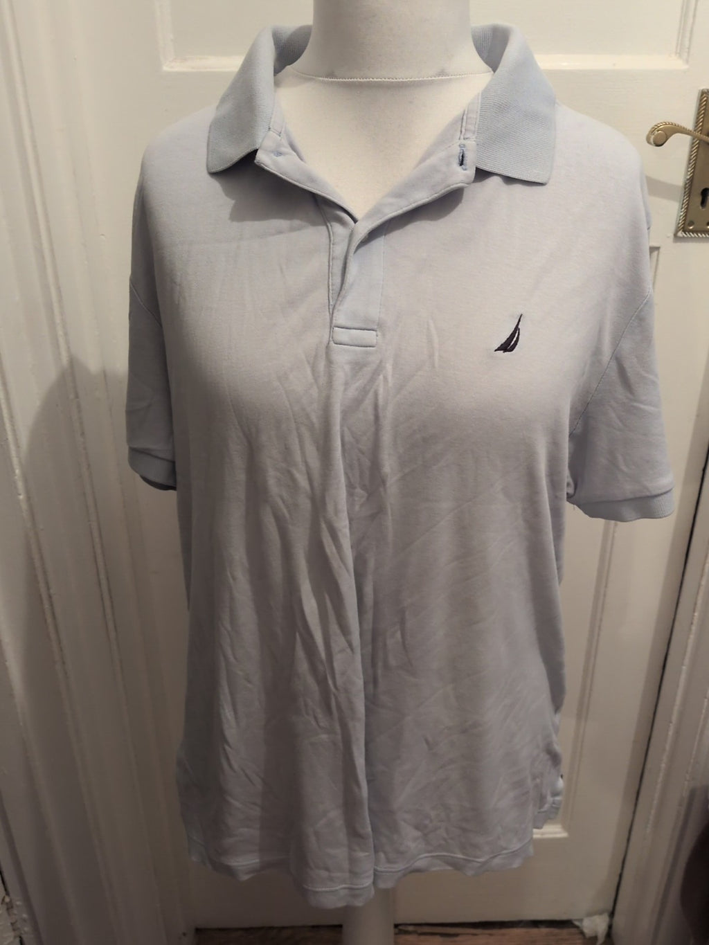 Mens Nautica Slim Fit 100%Cotton XL Polo Shirt