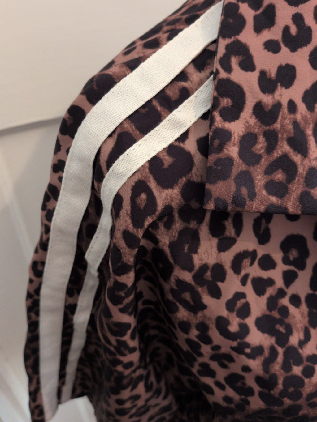 Large Leopard Print Buttoned Blouse