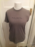 Ladies PLT Size Small 100% Cotton Short Sleeved T-shirt Grey