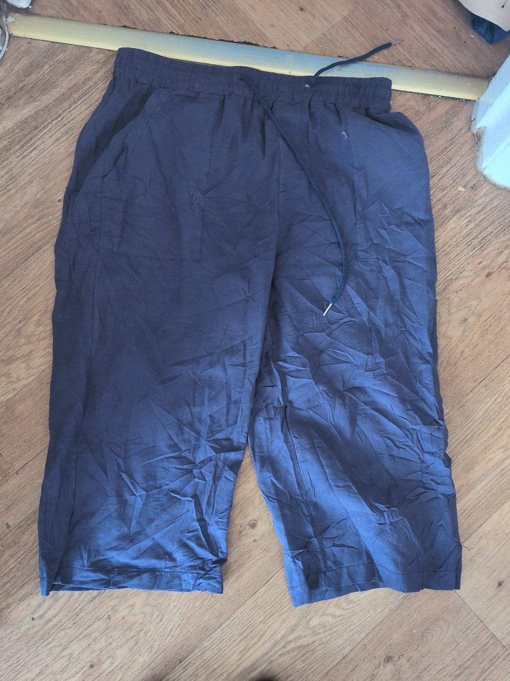 Ladies Size Large Navy Trousers