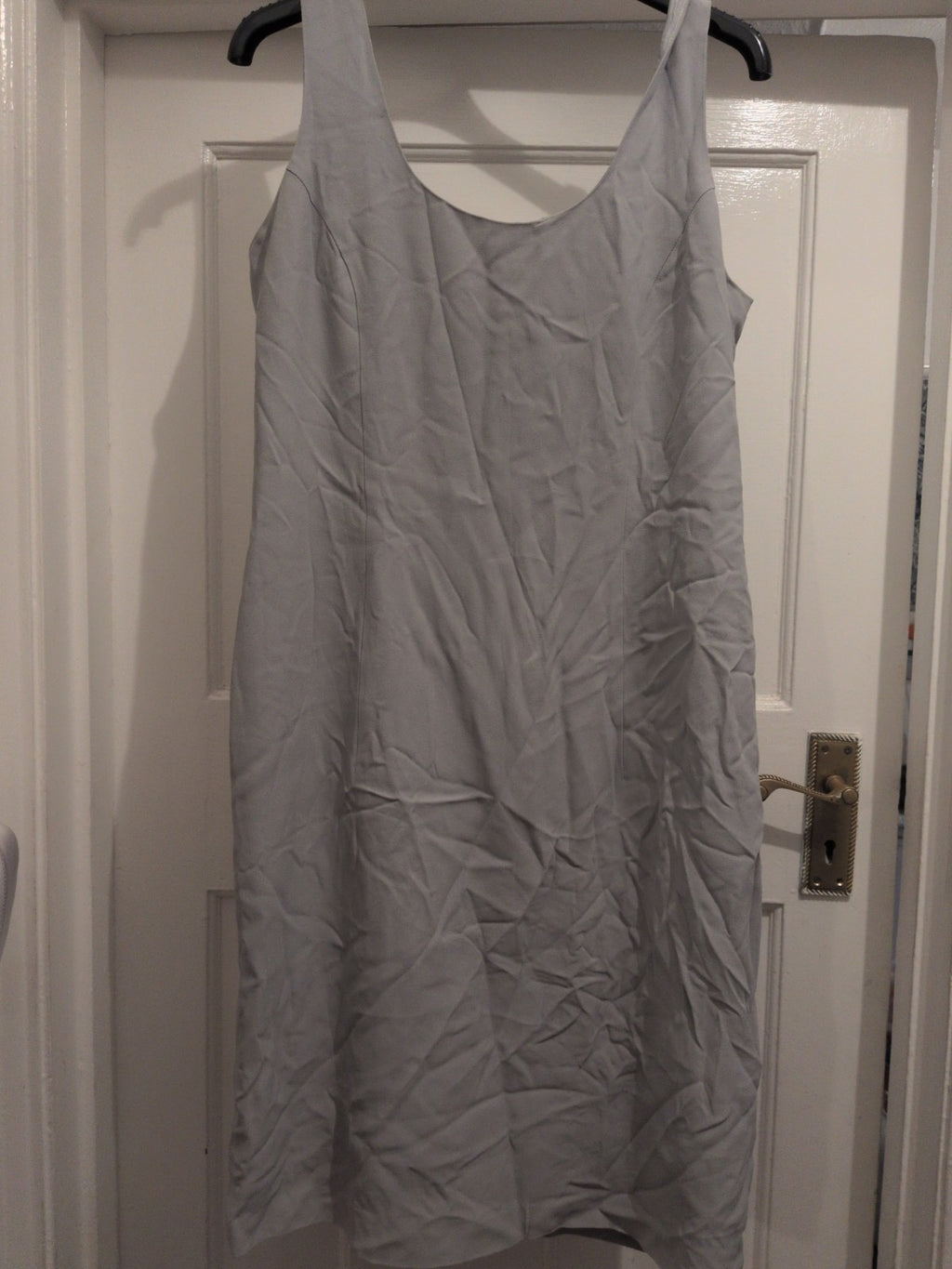 Gerard Darel EU 42 Grey Lined Sleeveless Dress