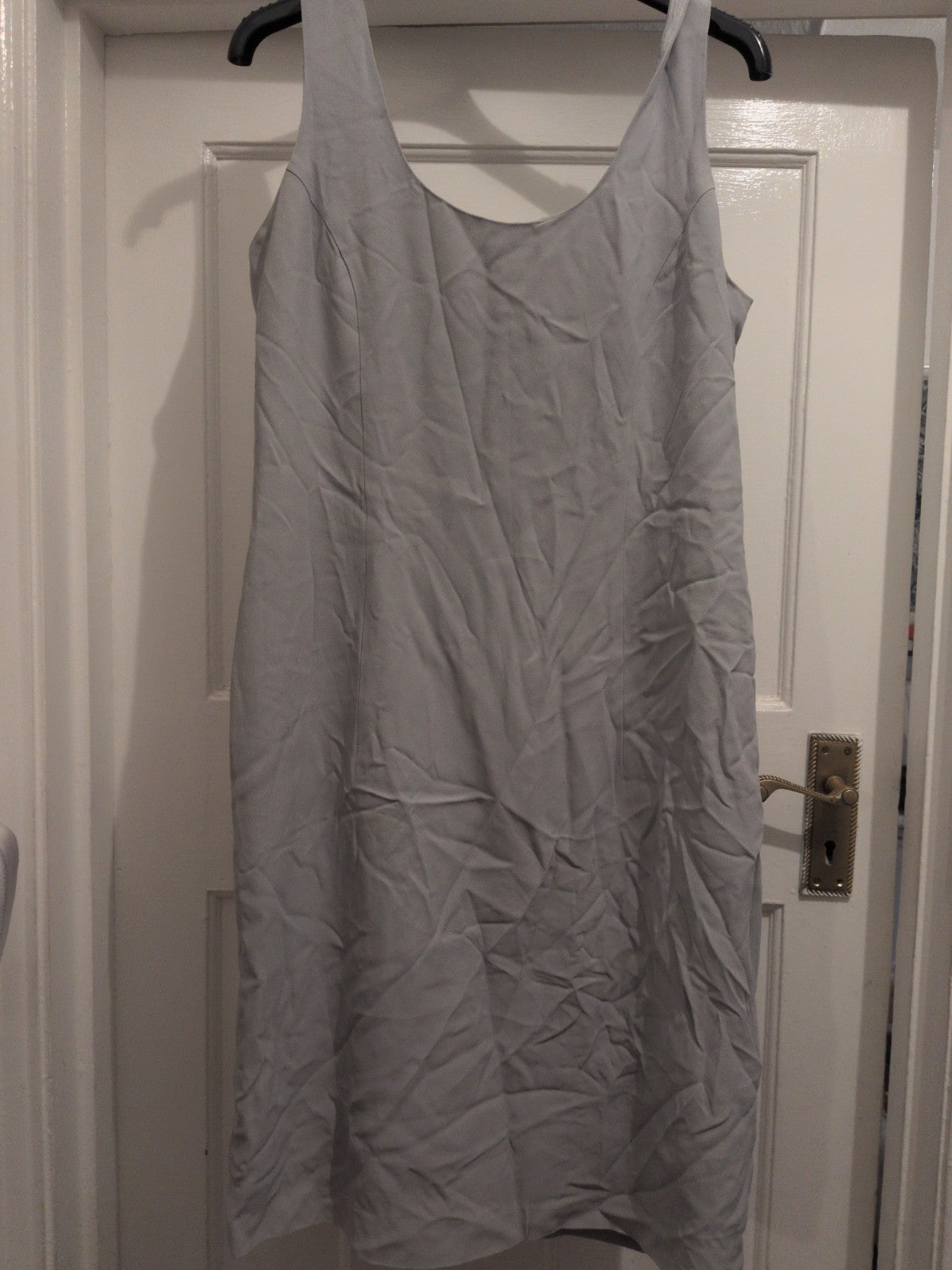 Gerard Darel EU 42 Grey Lined Sleeveless Dress