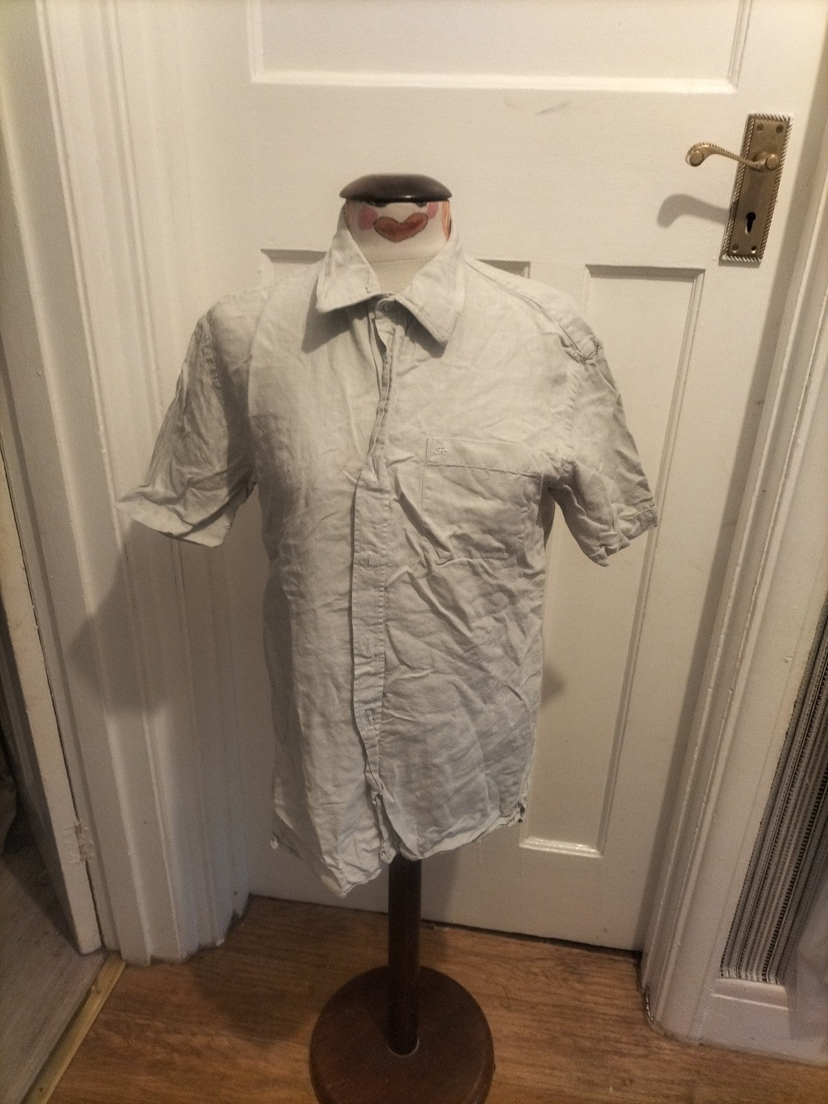 Mens French Connection Size M Stone Short Sleeved Shirt