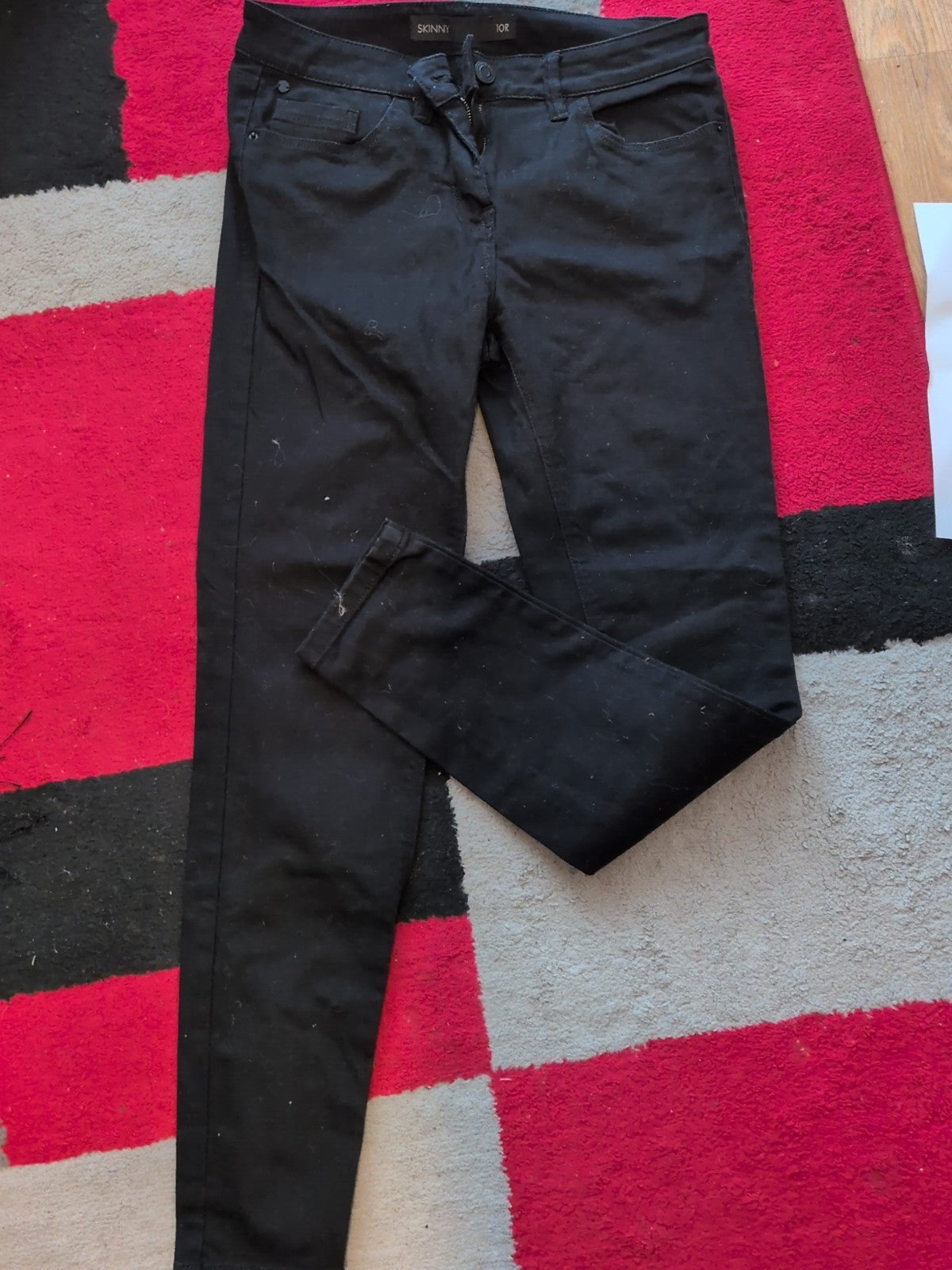 Ladies Next Size 10r Skinny Black Jeans