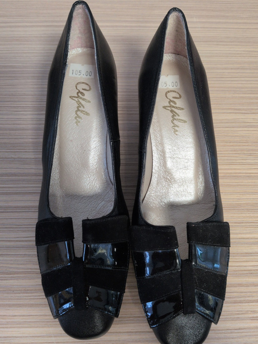 Brand New Celuen EU 35.5 Black Close Toe Heels