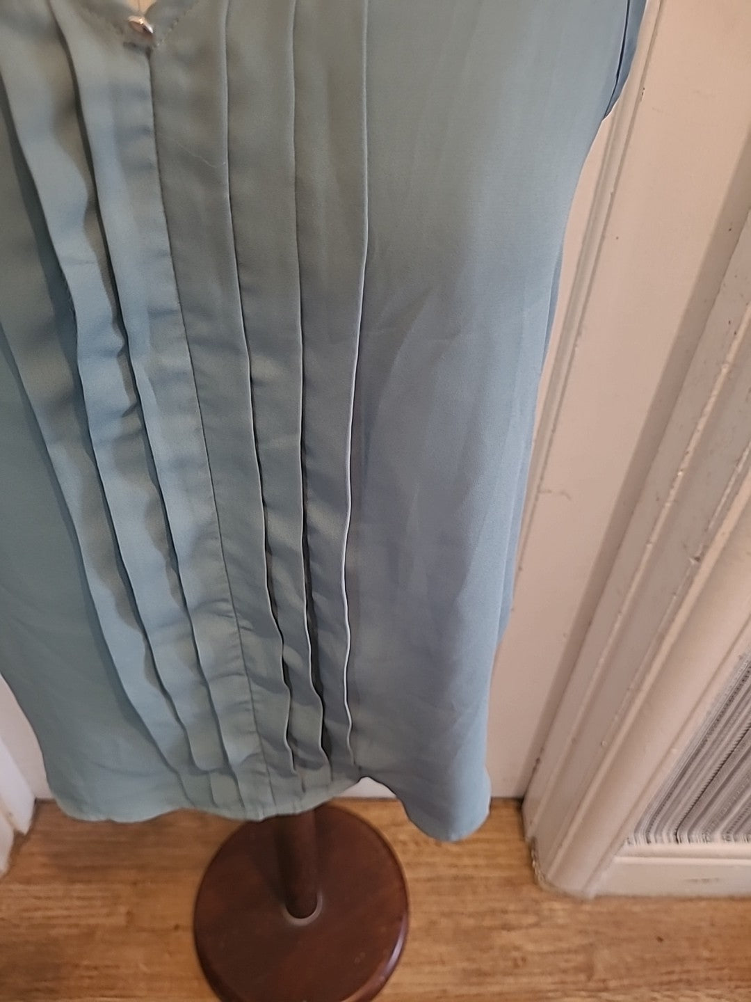 Ladies Primark Size 10 Teal Sleeveless Blouse
