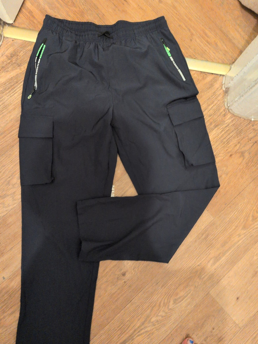 Brand New XL Black Sports Track Pants Cargo