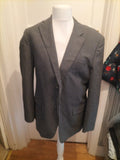 Mens Marks And Spencer Size 42 Short Light Grey Padded Lined Blazer