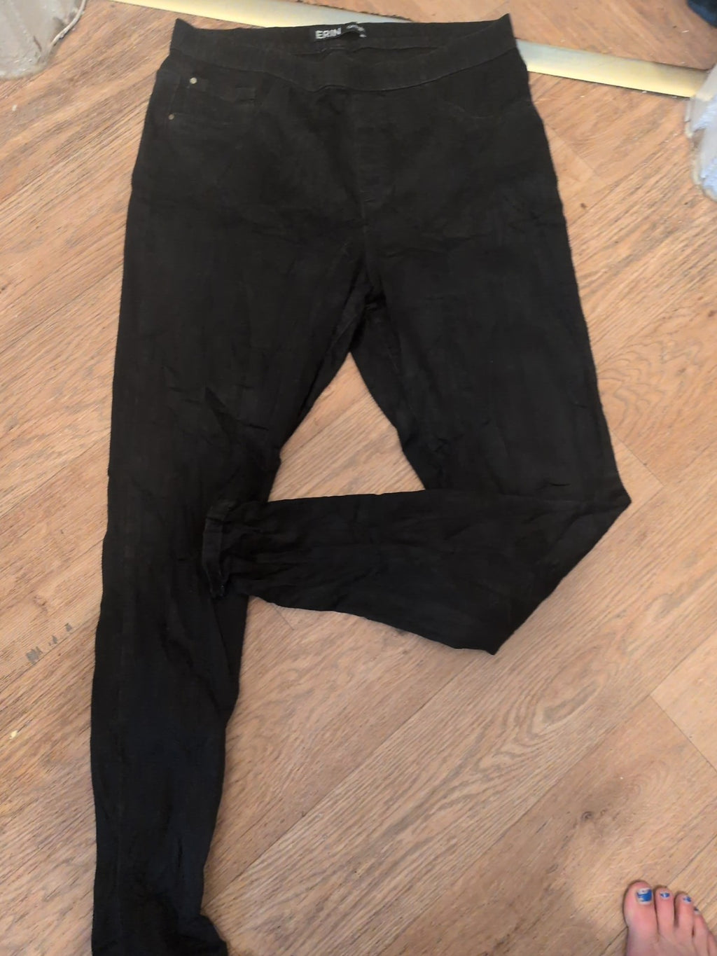 George 14 Long "Erin" Black Jeggings