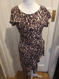 Ladies Next Size 8 Animal Print Style Sleeveless Dress