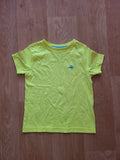 Boys F+F 4-5 Years Neon Yellow Short Sleeved Tshirt