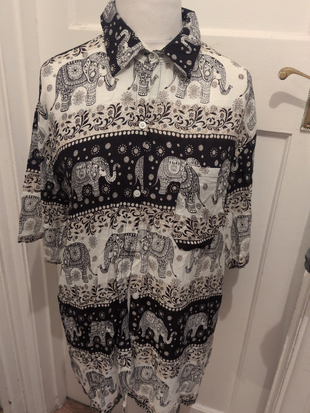 3XL Elephant Short Sleeve Shirt