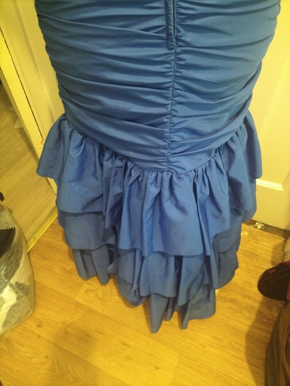 Ladies John Charles Soecial Occasion Dress Blue Size 12 Strapless