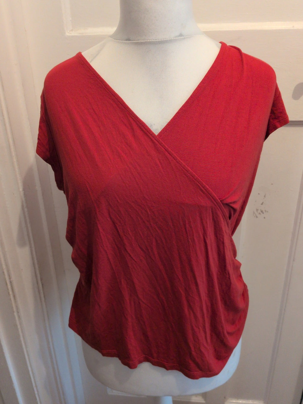 Petite Collection 18P Burnt Orange Short Sleeve Blouse