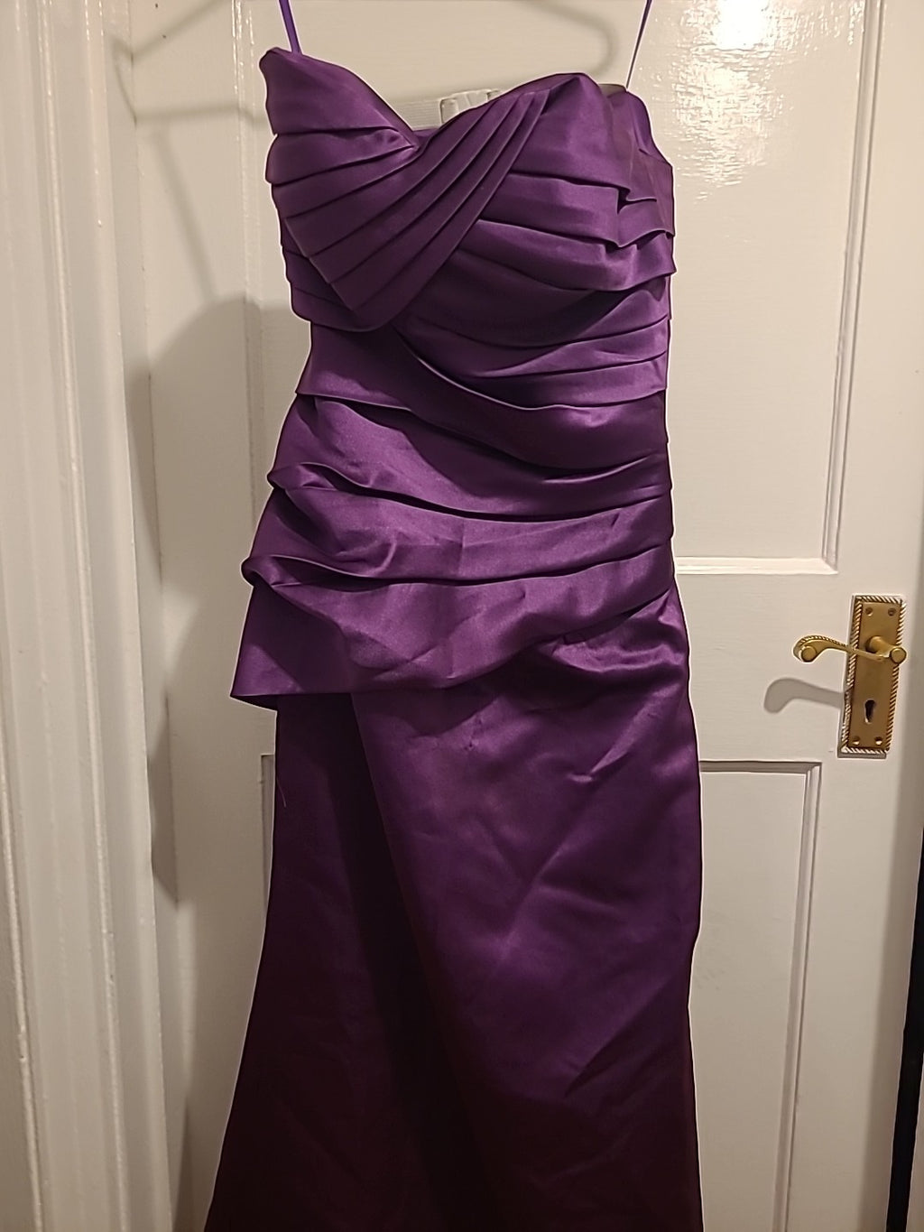Ladies Size 8 Purple Bridemaid Dress