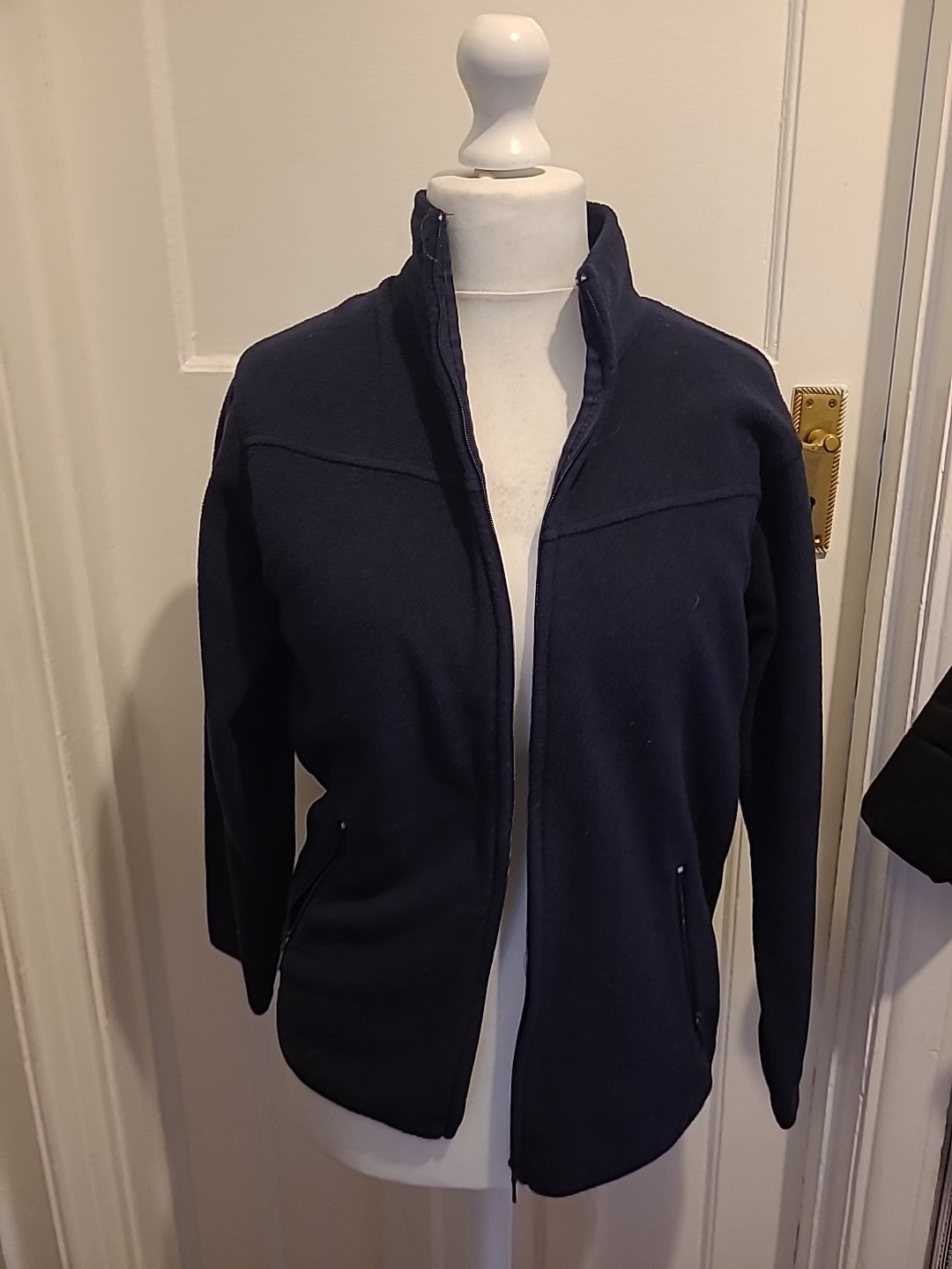 Ladies EWM Size 10-12 Navy Zipped Jacket