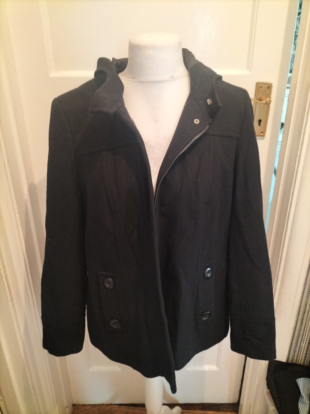 Ladies Evie Size Large Black Full Zip Jacket