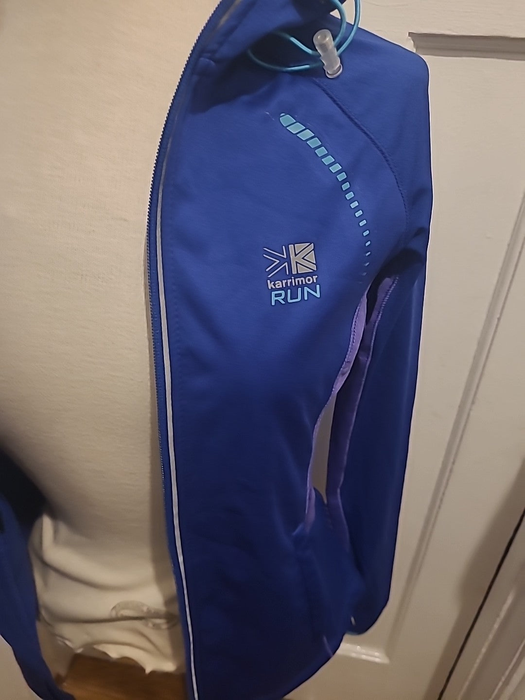 Ladies Karrimor Size 8 Purple Long Sleeve Running Coat